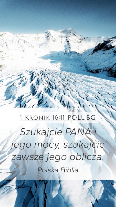 1 Kronik 16:11 POLUBG Bible Verse Image