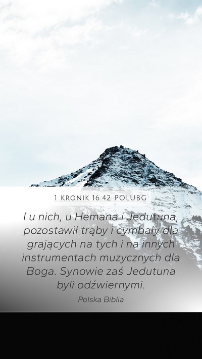 1 Kronik 16:42 POLUBG Bible Verse Image