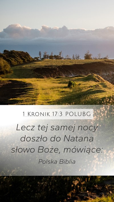 1 Kronik 17:3 POLUBG Bible Verse Image