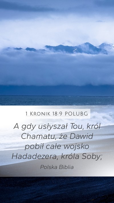 1 Kronik 18:9 POLUBG Bible Verse Image