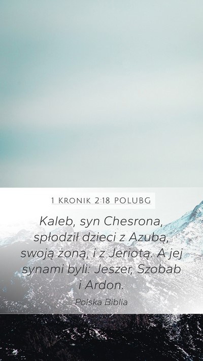 1 Kronik 2:18 POLUBG Bible Verse Image