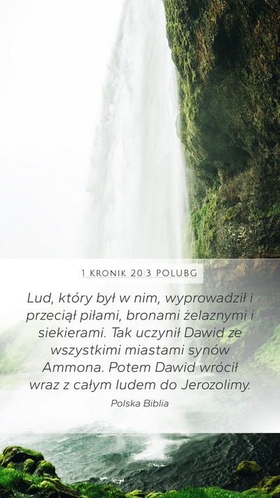 1 Kronik 20:3 POLUBG Bible Verse Image