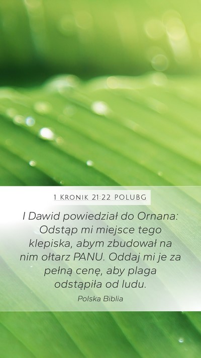 1 Kronik 21:22 POLUBG Bible Verse Image