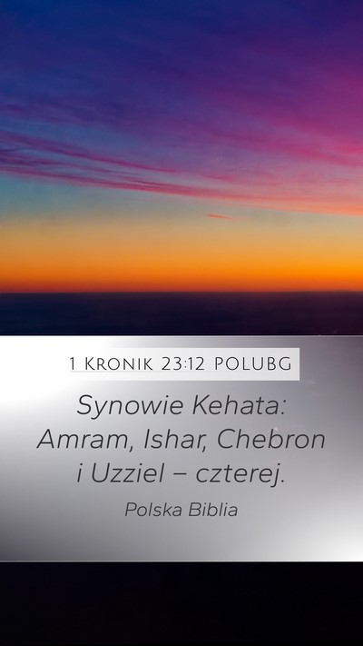 1 Kronik 23:12 POLUBG Bible Verse Image