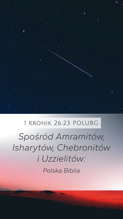1 Kronik 26:23 POLUBG Bible Verse Image