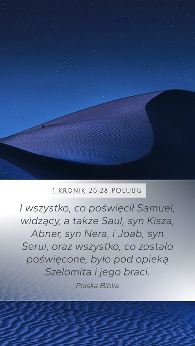 1 Kronik 26:28 POLUBG Bible Verse Image