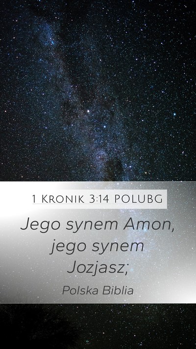 1 Kronik 3:14 POLUBG Bible Verse Image