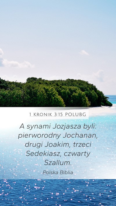 1 Kronik 3:15 POLUBG Bible Verse Image