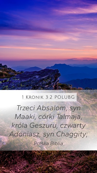 1 Kronik 3:2 POLUBG Bible Verse Image