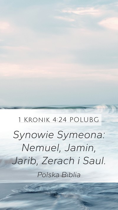 1 Kronik 4:24 POLUBG Bible Verse Image