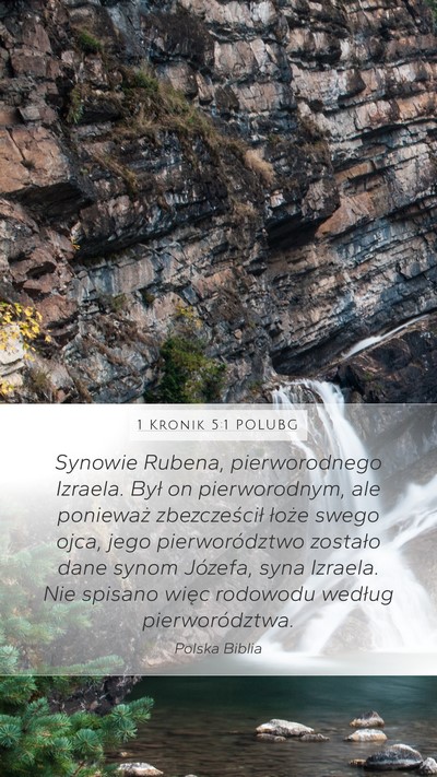 1 Kronik 5:1 POLUBG Bible Verse Image