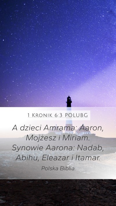 1 Kronik 6:3 POLUBG Bible Verse Image