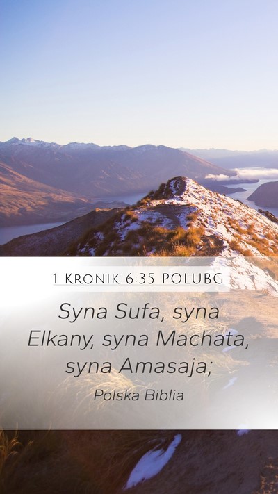 1 Kronik 6:35 POLUBG Mobile Phone Wallpaper - Syna Sufa, syna Elkany, syna Machata, syna - Mobile Bible Verse Wallpaper