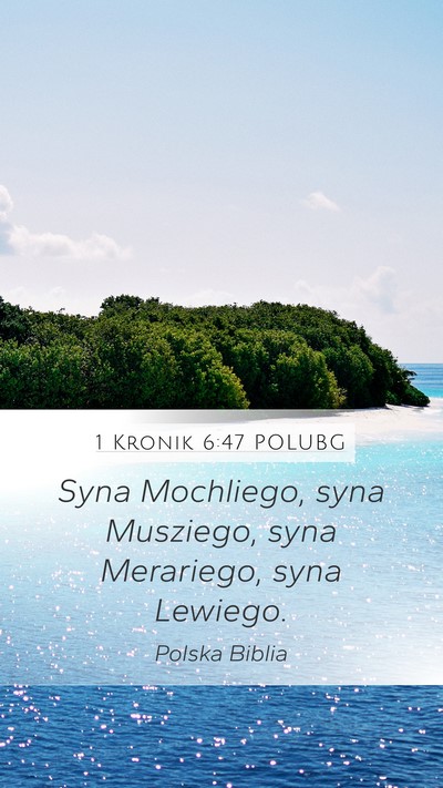 1 Kronik 6:47 POLUBG Bible Verse Image