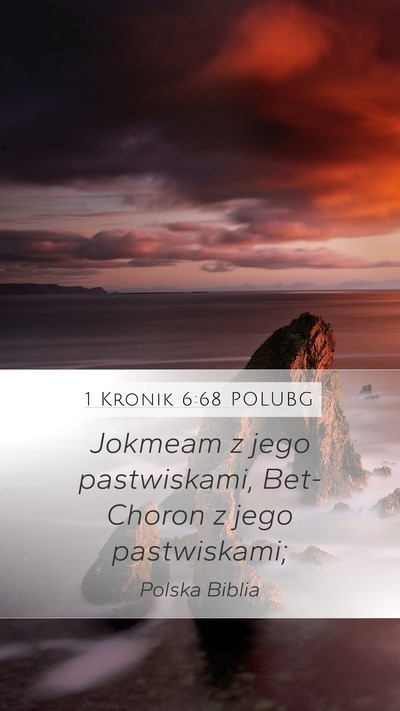 1 Kronik 6:68 POLUBG Bible Verse Image