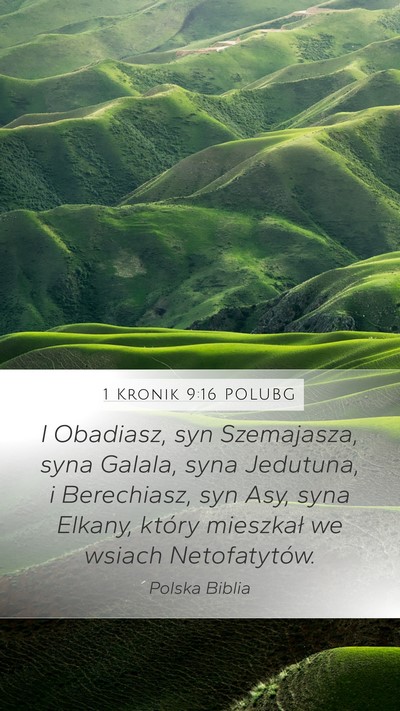 1 Kronik 9:16 POLUBG Bible Verse Image