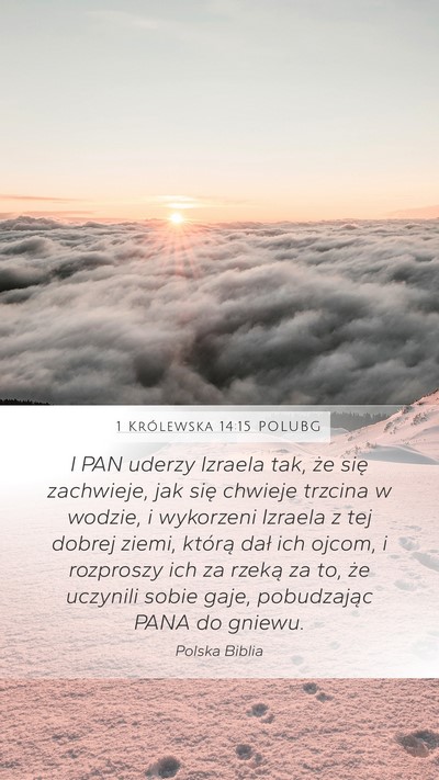 1 Królewska 14:15 POLUBG Bible Verse Image