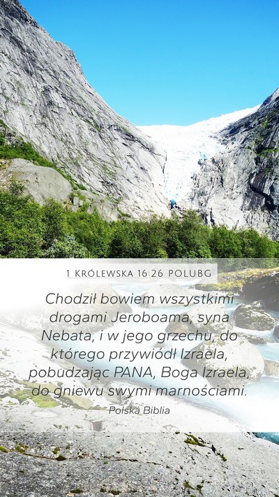 1 Królewska 16:26 POLUBG Bible Verse Image