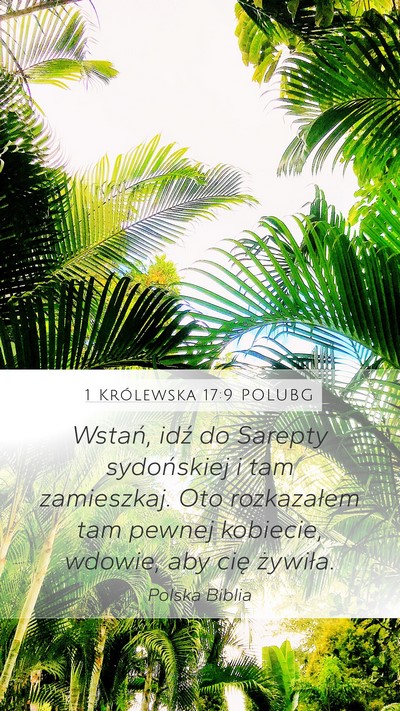 1 Królewska 17:9 POLUBG Bible Verse Image
