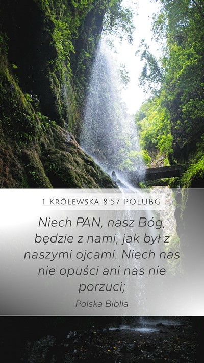 1 Królewska 8:57 POLUBG Bible Verse Image