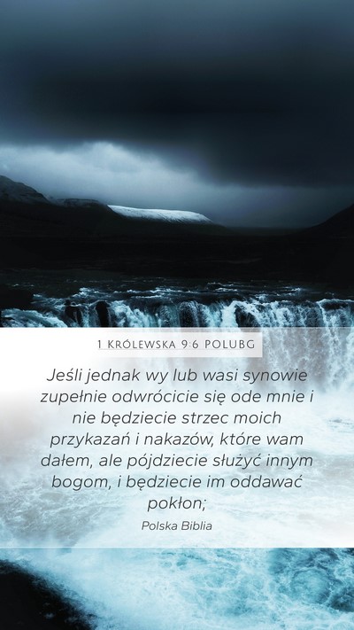 1 Królewska 9:6 POLUBG Bible Verse Image