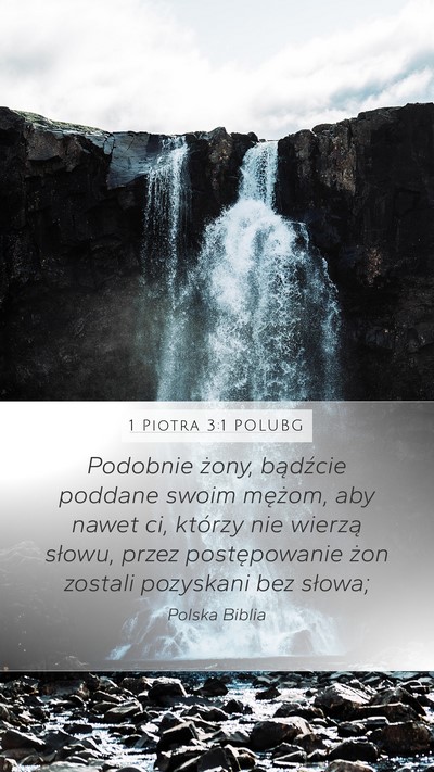 1 Piotra 3:1 POLUBG Bible Verse Image