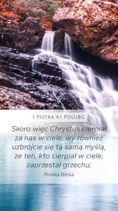 1 Piotra 4:1 POLUBG Bible Verse Image