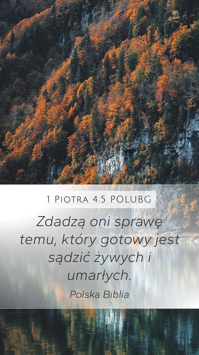 1 Piotra 4:5 POLUBG Bible Verse Image