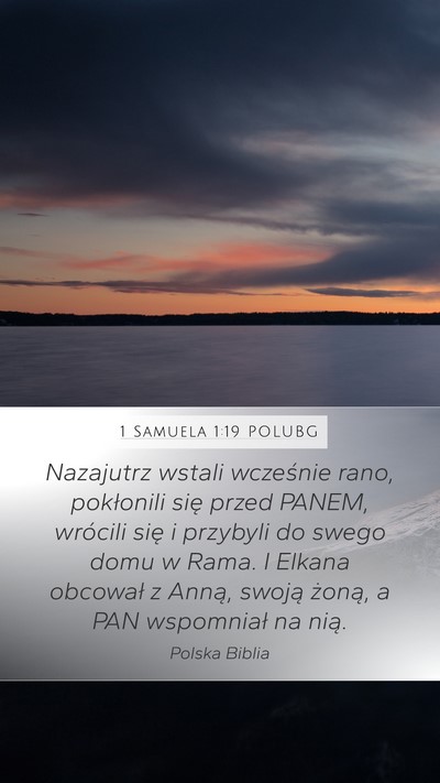 1 Samuela 1:19 POLUBG Bible Verse Image