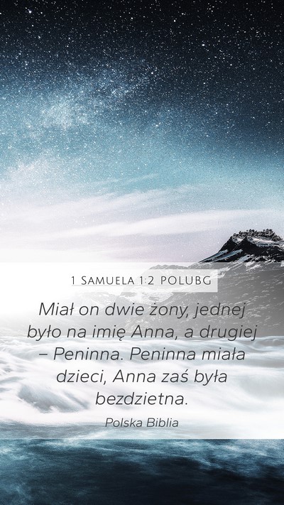 1 Samuela 1:2 POLUBG Bible Verse Image
