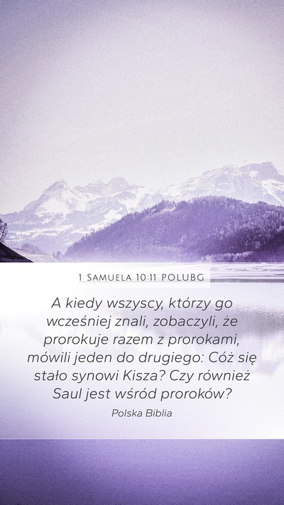 1 Samuela 10:11 POLUBG Bible Verse Image