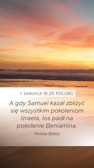 1 Samuela 10:20 POLUBG Bible Verse Image