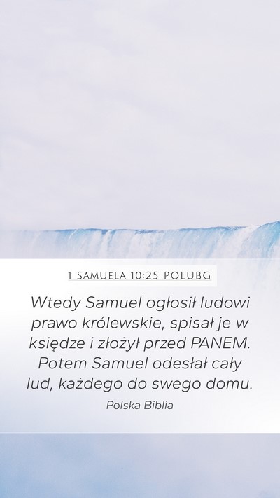 1 Samuela 10:25 POLUBG Bible Verse Image