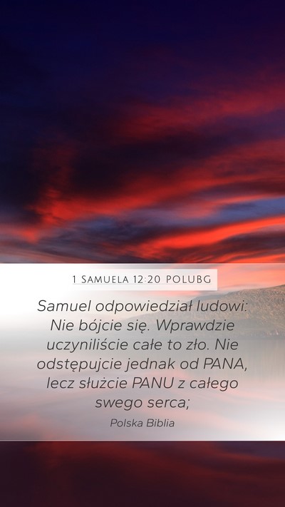 1 Samuela 12:20 POLUBG Bible Verse Image