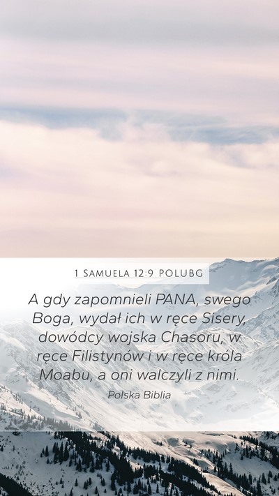 1 Samuela 12:9 POLUBG Bible Verse Image