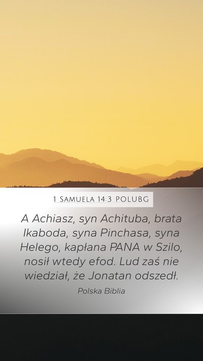 1 Samuela 14:3 POLUBG Bible Verse Image