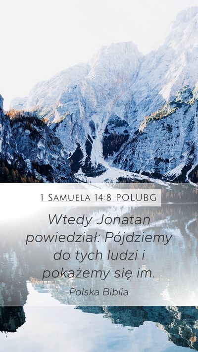 1 Samuela 14:8 POLUBG Bible Verse Image