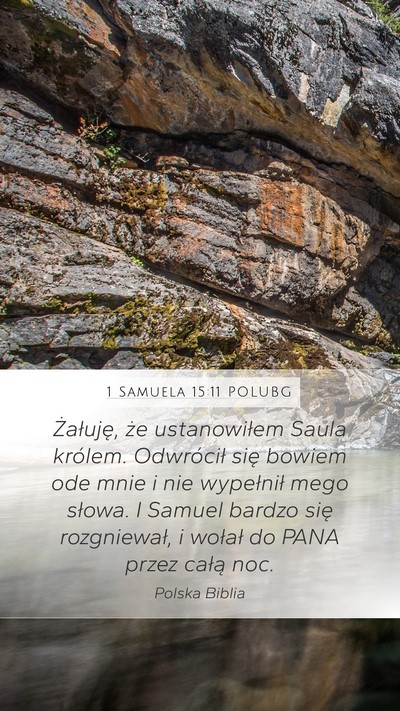 1 Samuela 15:11 POLUBG Bible Verse Image