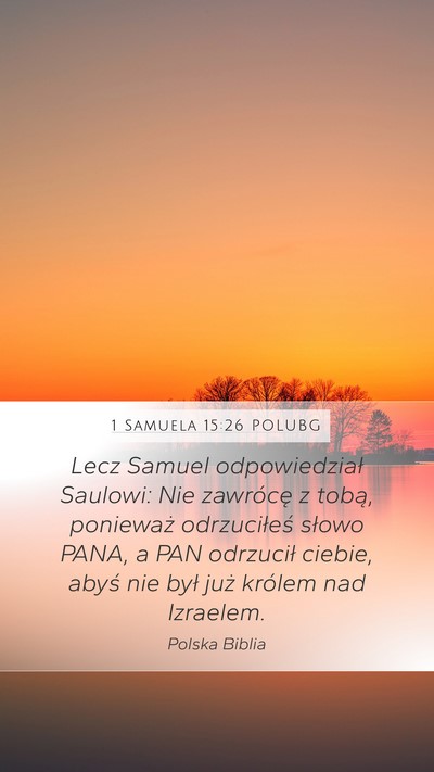 1 Samuela 15:26 POLUBG Bible Verse Image