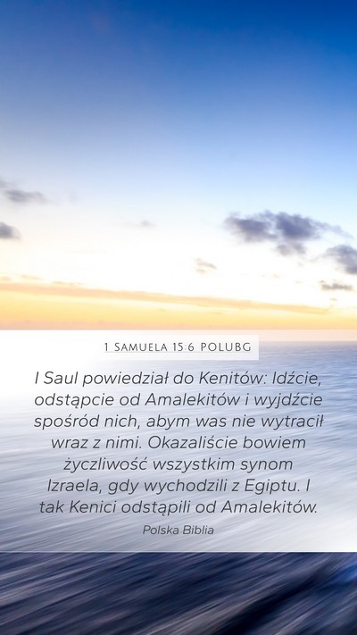 1 Samuela 15:6 POLUBG Bible Verse Image