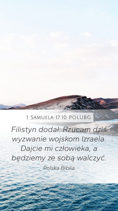 1 Samuela 17:10 POLUBG Bible Verse Image
