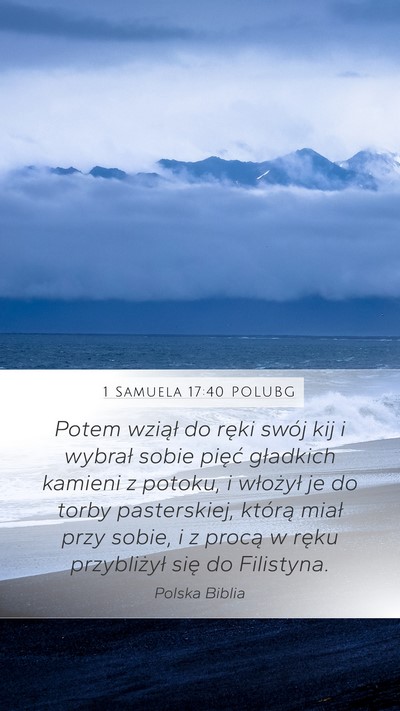 1 Samuela 17:40 POLUBG Bible Verse Image