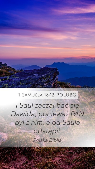1 Samuela 18:12 POLUBG Bible Verse Image