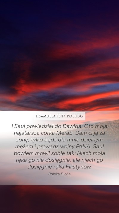 1 Samuela 18:17 POLUBG Bible Verse Image