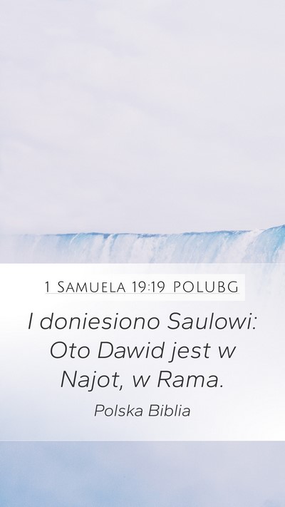 1 Samuela 19:19 POLUBG Bible Verse Image