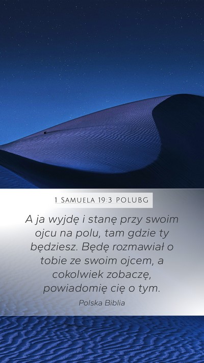 1 Samuela 19:3 POLUBG Bible Verse Image