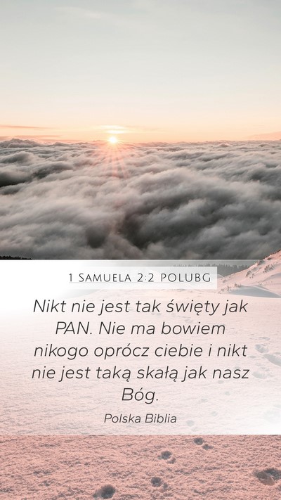 1 Samuela 2:2 POLUBG Bible Verse Image