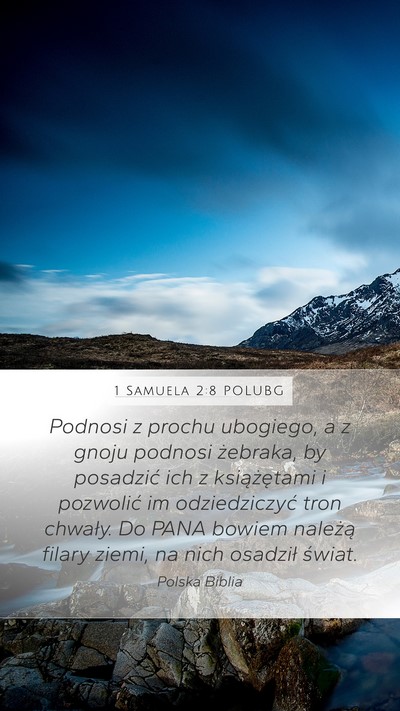 1 Samuela 2:8 POLUBG Bible Verse Image