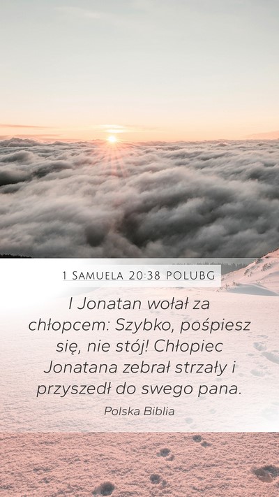 1 Samuela 20:38 POLUBG Bible Verse Image