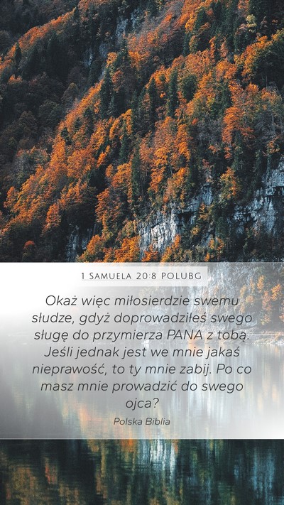 1 Samuela 20:8 POLUBG Bible Verse Image